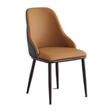 Darrahopens Furniture > Dining > Kitchen & Dining Chairs VELLUTO Dining Chair Modern upholstered Leather Kitchen Chairs with armrests Bathtub Chair Leisure Lounge Chair Living Room Bedroom Home Set of 2