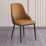 Darrahopens Furniture > Dining > Kitchen & Dining Chairs VELLUTO Dining Chair Modern upholstered Leather Kitchen Chairs with armrests Bathtub Chair Leisure Lounge Chair Living Room Bedroom Home Set of 2