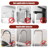 Darrahopens Furniture > Dining > Kitchen & Dining Trolleys Adjustable Faucet Sink Shelf Drainage Rack Kitchen Storage Organizer for Home