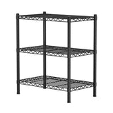 Darrahopens Furniture > Dining > Kitchen & Dining Trolleys Artiss 3-Tier Shelving Unit Adjustable Garage Storage Shelves Kitchen Rack Steel