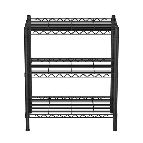Darrahopens Furniture > Dining > Kitchen & Dining Trolleys Artiss 3-Tier Shelving Unit Adjustable Garage Storage Shelves Kitchen Rack Steel