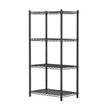 Darrahopens Furniture > Dining > Kitchen & Dining Trolleys Artiss 4-Tier Shelving Unit Adjustable Garage Storage Shelves Kitchen Rack Steel