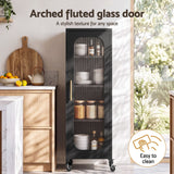 Darrahopens Furniture > Dining > Kitchen & Dining Trolleys Artiss Buffet Cabinet Sideboard X2 Slim Kitchen Storage Trolley Wheels Black In Australia - Darrahopens