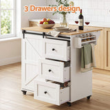 Darrahopens Furniture > Dining > Kitchen & Dining Trolleys Artiss Kitchen Island Trolley Rolling Serving Cart Storage Drawer Cabinet 100cm In Australia - Darrahopens