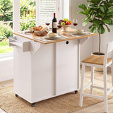 Darrahopens Furniture > Dining > Kitchen & Dining Trolleys Artiss Kitchen Island Trolley Rolling Serving Cart Storage Drawer Cabinet 100cm In Australia - Darrahopens