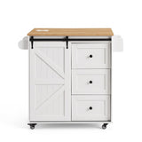 Darrahopens Furniture > Dining > Kitchen & Dining Trolleys Artiss Kitchen Island Trolley Rolling Serving Cart Storage Drawer Cabinet 100cm In Australia - Darrahopens