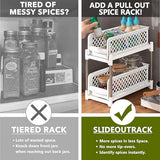 Darrahopens Furniture > Dining > Kitchen & Dining Trolleys Bathroom Kitchen Sink Storage Rack Drawer Plastic Shelf Seasoning Holder - Grey