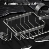 Darrahopens Furniture > Dining > Kitchen & Dining Trolleys Multifunctional Faucet Shelf Kitchen Storage Sink Draining Basket Household Rack - Grey