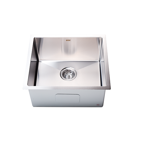 Darrahopens Furniture > Dining > Kitchen Sinks 510x450mm Handmade Stainless Steel Undermount / Topmount Kitchen Laundry Sink with Waste