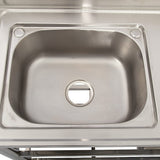 Darrahopens Furniture > Dining > Kitchen Sinks Freestanding Stainless Steel Kitchen Sink 120x50x79cm – Commercial Utility Wash Basin