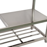 Darrahopens Furniture > Dining > Kitchen Sinks Freestanding Stainless Steel Kitchen Sink 120x50x79cm – Commercial Utility Wash Basin