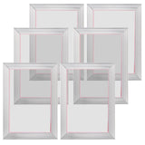 Darrahopens Furniture > Dining > Kitchen Sinks VEVOR Screen Printing Kit, 6 Pieces Aluminum Silk Screen Printing Frames, 25.4 x 35.6 cm Silk Screen Printing Frame with 110 Count Mesh, High Tension Nylon Mesh and Sealing Tape for T-shirts DIY