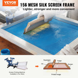 Darrahopens Furniture > Dining > Kitchen Sinks VEVOR Screen Printing Kit, 6 Pieces Aluminum Silk Screen Printing Frames, 25.4 x 35.6 cm Silk Screen Printing Frame with 156 Count Mesh, High Tension Nylon Mesh and Sealing Tape for T-shirts DIY