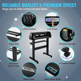 Darrahopens Furniture > Dining > Kitchen Sinks VEVOR Vinyl Cutter Machine, 34inch Cutting Plotter, Offline Cutting Machine Kit Mobile Bluetooth, Precise Roller Shaft High Accuracy Adjustable Speed & Force, DIY SignMaster Software Blade for Windows