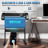 Darrahopens Furniture > Dining > Kitchen Sinks VEVOR Vinyl Cutter Machine, 34inch Cutting Plotter, Offline Cutting Machine Kit Mobile Bluetooth, Precise Roller Shaft High Accuracy Adjustable Speed & Force, DIY SignMaster Software Blade for Windows