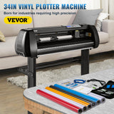 Darrahopens Furniture > Dining > Kitchen Sinks VEVOR Vinyl Cutter Machine, 34inch Cutting Plotter, Offline Cutting Machine Kit Mobile Bluetooth, Precise Roller Shaft High Accuracy Adjustable Speed & Force, DIY SignMaster Software Blade for Windows