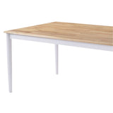darrahopens Furniture > Dining Lory 1.2m 4 seater dining table- Natural + White