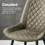 Darrahopens Furniture > Dining Tyler Fabric Chair (Set of 4) - Olive Green