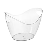 Darrahopens Furniture > Dining > Wine Racks 2PCS Transparent 3.5L Ice Bucket Large Capacity Wine Beer Cooler Picnic Basket