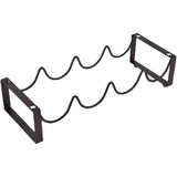 Darrahopens Furniture > Dining > Wine Racks Iron Wine Rack Bottle Holder Metal Display Stand Tabletop Decorative Storage - Brown