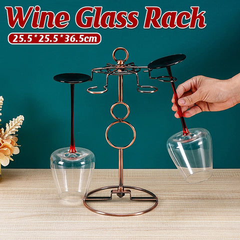 Darrahopens Furniture > Dining > Wine Racks Wine Glass Rack Countertop Freestanding Stemware Rack Wine Glass Stand Racks