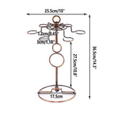 Darrahopens Furniture > Dining > Wine Racks Wine Glass Rack Countertop Freestanding Stemware Rack Wine Glass Stand Racks