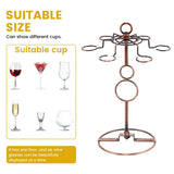 Darrahopens Furniture > Dining > Wine Racks Wine Glass Rack Countertop Freestanding Stemware Rack Wine Glass Stand Racks