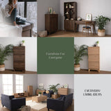 Darrahopens Furniture Hirado Tall Shoe Cabinet - Cocoa