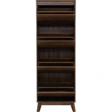 Darrahopens Furniture Hirado Tall Shoe Cabinet - Cocoa