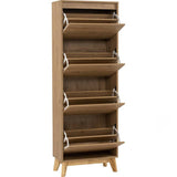 Darrahopens Furniture Hirado Tall Shoe Cabinet - Natural
