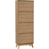 Darrahopens Furniture Hirado Tall Shoe Cabinet - Natural