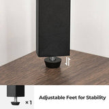 Darrahopens Furniture > Living Room 4 Tier Corner Shelf