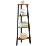 Darrahopens Furniture > Living Room 4 Tier Corner Shelf