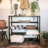 Darrahopens Furniture > Living Room 5 Tier Shoe Bench