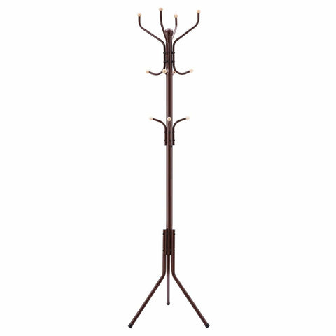 Darrahopens Furniture > Living Room 8 Hook Coat Rack Freestanding Tree