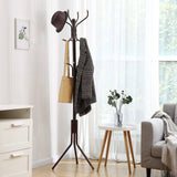 Darrahopens Furniture > Living Room 8 Hook Coat Rack Freestanding Tree