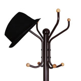 Darrahopens Furniture > Living Room 8 Hook Coat Rack Freestanding Tree