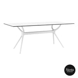 Darrahopens Furniture > Living Room Air Table 180 - White (Top & Base)