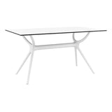 Darrahopens Furniture > Living Room Air Table 180 - White (Top & Base)