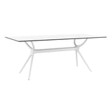 Darrahopens Furniture > Living Room Air Table 180 - White (Top & Base)