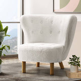 Darrahopens Furniture > Living Room Artiss Armchair Lounge Accent Chair Armchairs Couch Chairs Sofa Bedroom White