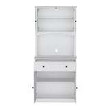 Darrahopens Furniture > Living Room Artiss Buffet Sideboard Cabinet Cupboard Pantry Storage Shelves Hutch White