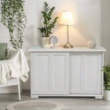 darrahopens Furniture > Living Room Artiss Buffet Sideboard Cabinet White Doors Storage Shelf Cupboard Hallway Table White