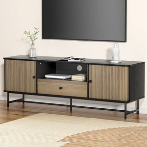 Darrahopens Furniture > Living Room Artiss Entertainment Unit TV Cabinet 150CM Black Boris