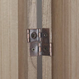 Darrahopens Furniture > Living Room Artiss Silon Room Divider Screen Privacy Wood Dividers Stand 3 Panel Brown