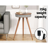 Darrahopens Furniture > Living Room Artiss Smart Coffee Table Side End Tables Wireless Charging Bluetooth Speaker