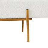 Darrahopens Furniture > Living Room Artiss Storage Ottoman Bed 140cm Pillow Boucle Fabric