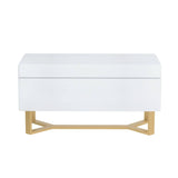 Darrahopens Furniture > Living Room Artiss Storage Ottoman Blanket Box Criss-cross Linen White