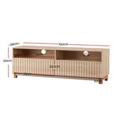 Darrahopens Furniture > Living Room Artiss TV Cabinet Entertainment Unit Stand 150CM