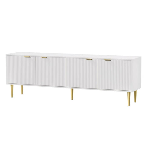 Darrahopens Furniture > Living Room Artiss TV Cabinet Entertainment Unit Stand Storage 180CM White